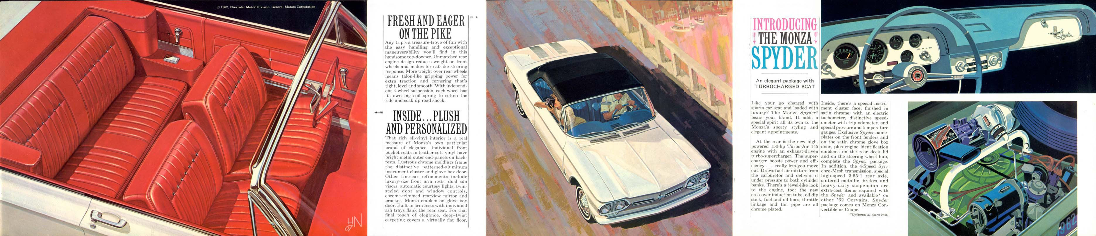 1962 Chevrolet Corvair Monza Convertible Brochure Page 7